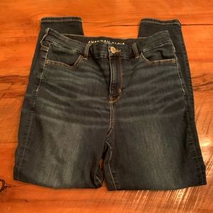 Curvy hi rise jegging American eagle